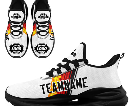 Custom Germany 2026 World Cup Jersey Sneakers Sports Shoes and Hat Combo Offer - White/Black