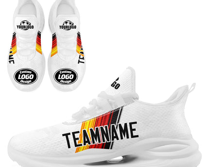 Custom Germany 2026 World Cup Jersey Sneakers Sports Shoes and Hat Combo Offer - White/Black