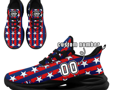 Custom United States 2026 World Cup Jersey Sneakers and Hat Combo