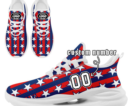 Custom United States 2026 World Cup Jersey Sneakers and Hat Combo