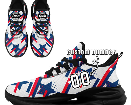Custom United States 2026 World Cup Jersey Sneakers and Hat Combo