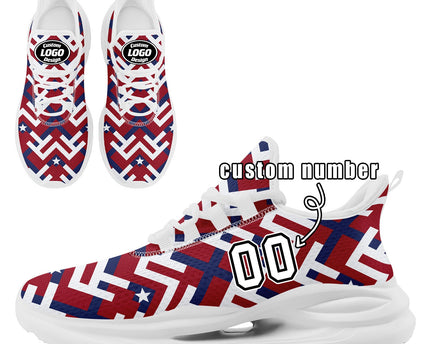 Custom United States 2026 World Cup Jersey Sneakers and Hat Combo