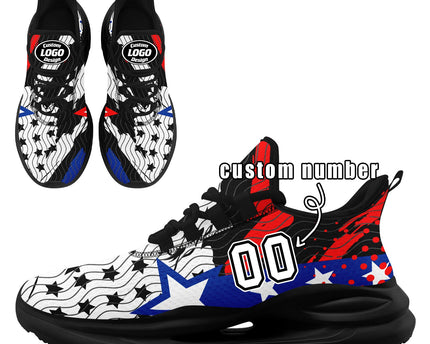 Custom United States2026 World Cup Jersey Sneakers and Hat Combo