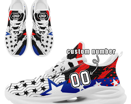 Custom United States2026 World Cup Jersey Sneakers and Hat Combo