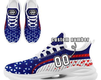 Custom United States 2026 World Cup Jersey Sneakers and Hat Combo