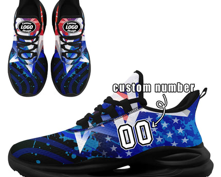 Custom United States 2026 World Cup Jersey Sneakers and Hat Combo