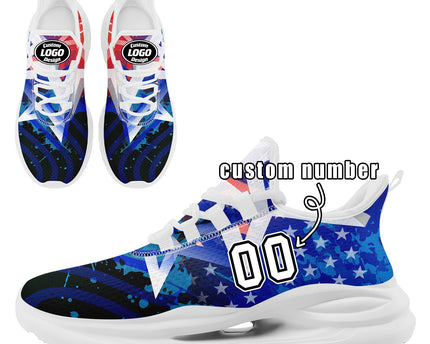 Custom United States 2026 World Cup Jersey Sneakers and Hat Combo