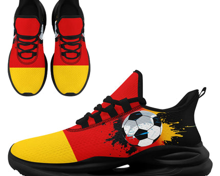 Custom Germany 2026 World Cup Jersey Sneakers Sports Shoes and Hat Combo Offer - Black