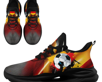 Custom Germany 2026 World Cup Jersey Sneakers Sports Shoes and Hat Combo Offer - Black