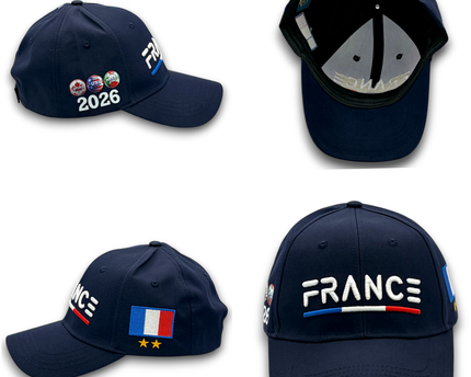 France 2026 World Cup Hat – Premium 3D Embroidery