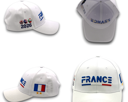 France 2026 World Cup Hat – Premium 3D Embroidery