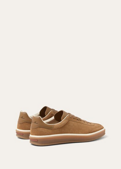 Men's Loro Piana Tennis Walk  Light Sand Dune Sneakers