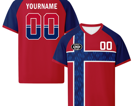 Custom Norway 2026 World Cup Jersey Sneakers and Hat Combo Offer
