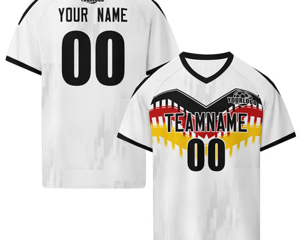 Custom Germany 2026 World Cup Jersey Sneakers Sports Shoes and Hat Combo Offer - White