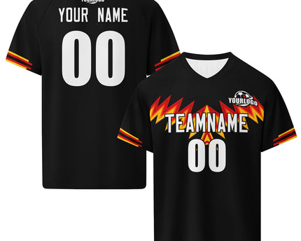 Custom Germany 2026 World Cup Jersey Sneakers Sports Shoes and Hat Combo Offer - Black