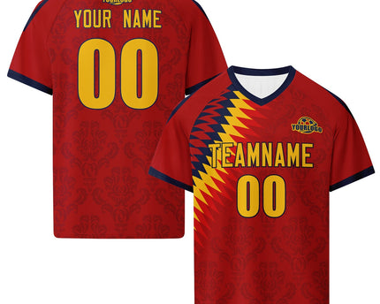 Custom Spain 2026 World Cup Jersey Sneakers and Hat Combo Offer