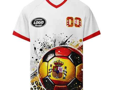 Custom 2026 World Cup Spain Jersey Sneakers and Hat Combo Offer