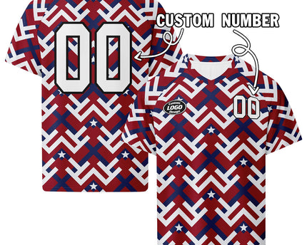 Custom United States 2026 World Cup Jersey Sneakers and Hat Combo