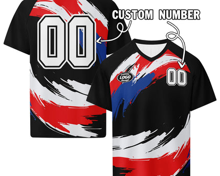 Custom United States 2026 World Cup Jersey Sneakers and Hat Combo