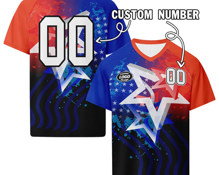 Custom United States 2026 World Cup Jersey Sneakers and Hat Combo