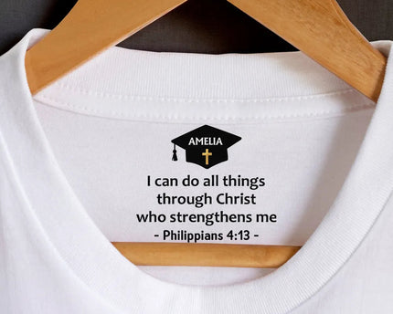 Faith Over Fear Bible Verse - Personalized T Shirt