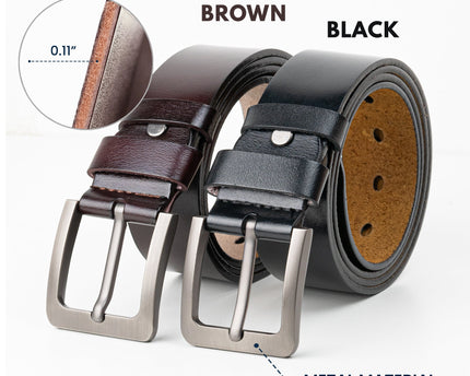 Having You As A Dad - Personalized Engraved Leather Belt