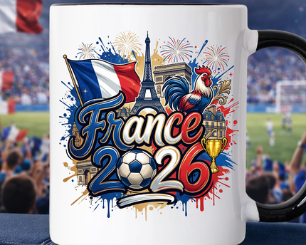 France 2026 Soccer Cup Global Championship Mug, Football Fans Gift