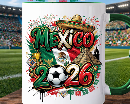 Mexico 2026 Soccer Cup Global Championship Mug, Football Fans Gift