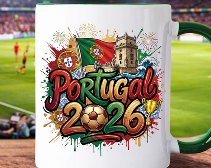 Portugal 2026 Soccer Cup Global Championship Mug, Football Fans Gift