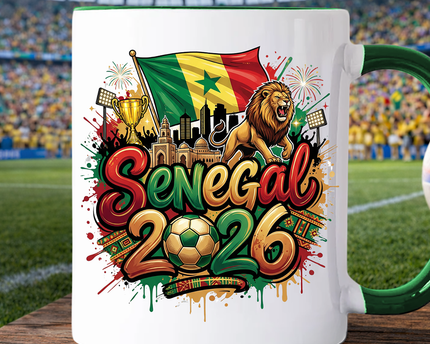 Senegal 2026 Soccer Cup Global Championship Mug, Football Fans Gift