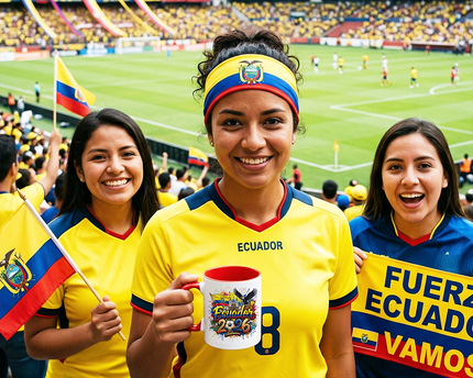 Ecuador 2026 Soccer Cup Global Championship Mug, Football Fans Gift