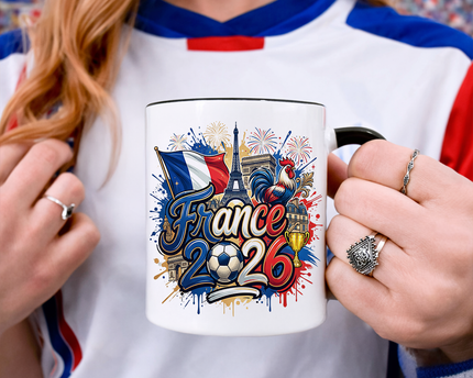 France 2026 Soccer Cup Global Championship Mug, Football Fans Gift