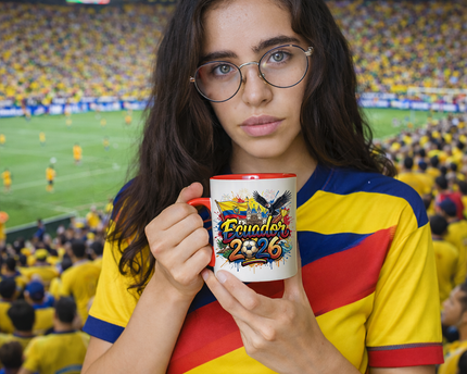 Ecuador 2026 Soccer Cup Global Championship Mug, Football Fans Gift