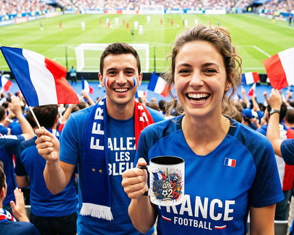 France 2026 Soccer Cup Global Championship Mug, Football Fans Gift