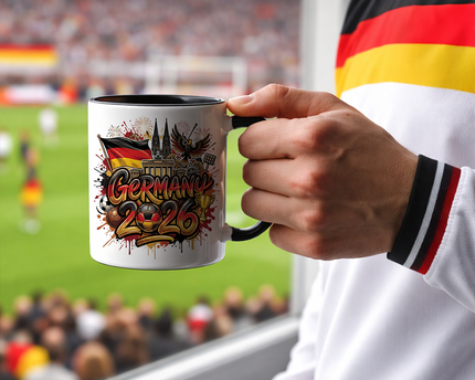 Germany 2026 Soccer Cup Global Championship Mug, Football Fans Gift