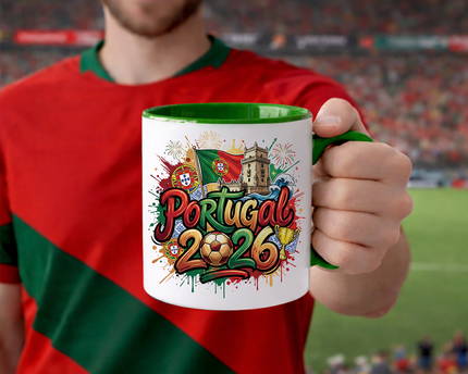 Portugal 2026 Soccer Cup Global Championship Mug, Football Fans Gift