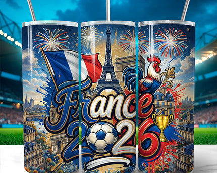 France 2026 Soccer Cup Global Championship 20oz Tumbler