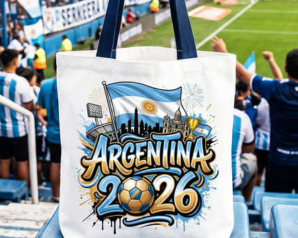 Argentina 2026 Soccer Cup Global Championship Tote Bag