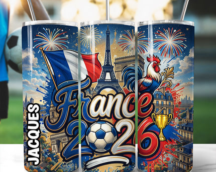 France 2026 Soccer Cup Global Championship 20oz Tumbler