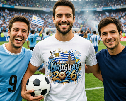 Uruguay 2026 Soccer Cup Global Championship T-Shirt, Fans Football Tee