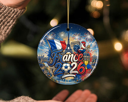 France 2026 Soccer Cup Global Championship Ornament