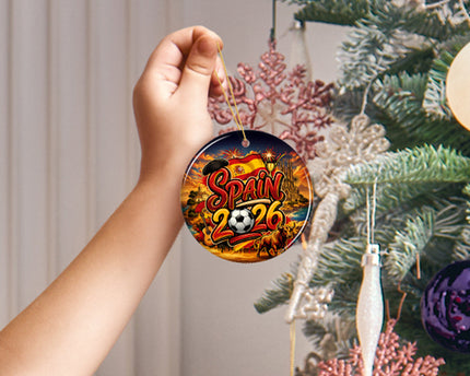 Spain 2026 Soccer Cup Global Championship Ornament