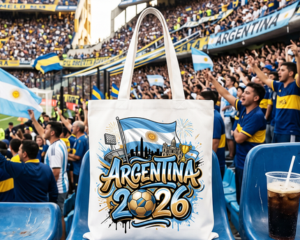 Argentina 2026 Soccer Cup Global Championship Tote Bag