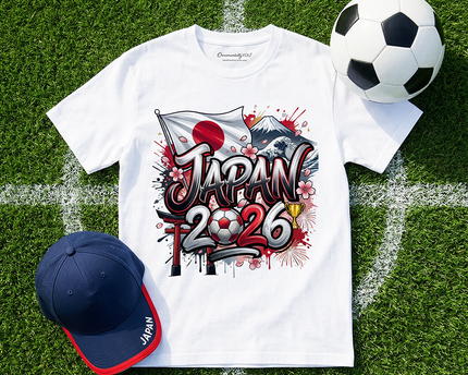 Japan 2026 Soccer Cup Global Championship T-Shirt, Fans Football Tee