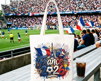 France 2026 Soccer Cup Global Championship Tote Bag