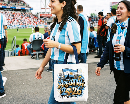 Argentina 2026 Soccer Cup Global Championship Tote Bag