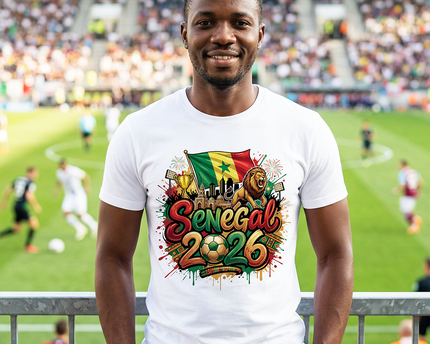 Senegal 2026 Soccer Cup Global Championship T-Shirt, Fans Football Tee