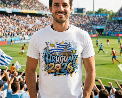Uruguay 2026 Soccer Cup Global Championship T-Shirt, Fans Football Tee
