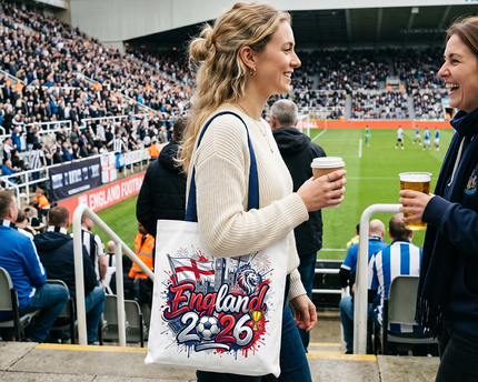 England 2026 Soccer Cup Global Championship Tote Bag