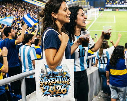 Argentina 2026 Soccer Cup Global Championship Tote Bag